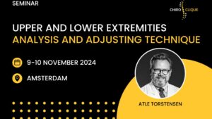 Upper and Lower Extremities Analysis and Adjusting Technique | 9-10 Nov 2024 | Amsterdam